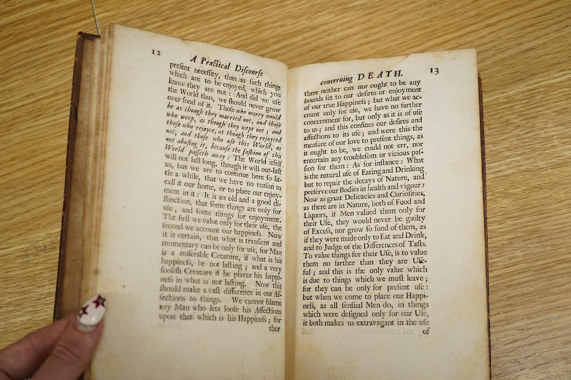Sherlock, William - A Practical Discourse Concerning Death. 2nd edition. imprimatur leaf; old calf with panelled spine. printed for W. Rogers ... 1690